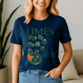 thumbnail image 5 of Retro Vintage Limes Graphic Vegetables Lemon Shirt, Summer Beach Tee,Summer Vibes,Summer Girl,Hello Summer,Summer Vacation Tshirt, 5 of 5