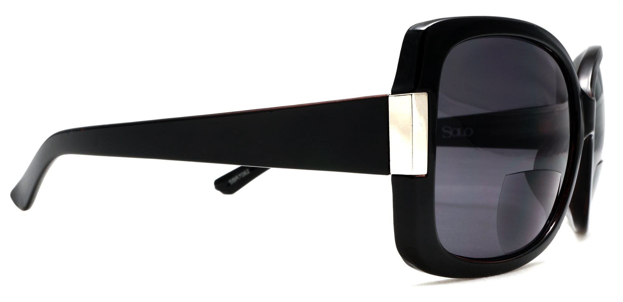 Women's BiFocal Sun Readers Sunglasses Jackie O Black - 3.5 / Black