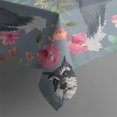 thumbnail image 5 of Schnauzer and Pioneer Flower Square Tablecloth,Waterproof Square Table Cover,Wipeable Spillproof Washable Table Cover for Home Kitchen Party Decor 42"X42"(107x107cm), 5 of 6