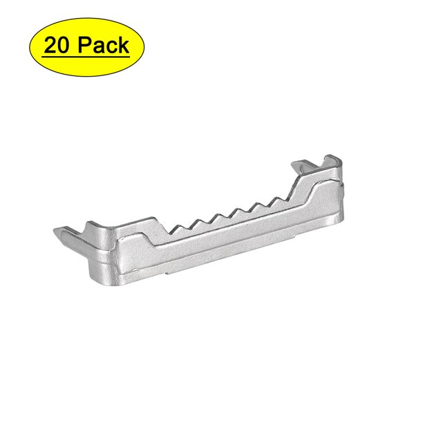 Soportes de imagen sin clavos Uxcell de 1-1/2" galvanizados, paquete de 20