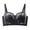 Black BKL, variant on YLOMAY Women Bras Women’s Underwear Gathered Clear Lace No Underwire Bras Solid Color Stylish Brassiere Loose Daily Wear Black L