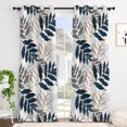 thumbnail image 5 of Tchckioa Botanical Leaf Blackout Curtains for Living Room,Thermal Insulated Grommet Drapes,42x96 Inch,2 Panels, 5 of 9