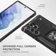 thumbnail image 2 of FIEWESEY Cases for Samsung Galaxy S23 Ultra Case [Military Grade Drop] Heavy Duty Silicone Rugged Shockproof Protective Cover for Samsung Galaxy S23 Ultra Phone Case with Ring Kickstand Hard (Black), 2 of 7