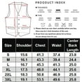 thumbnail image 3 of ETHAN Burgundy Mens Vest Casual for Formal Wear Traje De Vestir Para Hombre Vest for Men XS, 3 of 8