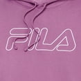 thumbnail image 7 of Fila Womens Midweight Fleece Pullover Logo Hoodie (US, Alpha, XX-Large, Regular, Regular, Mulberry), 7 of 7