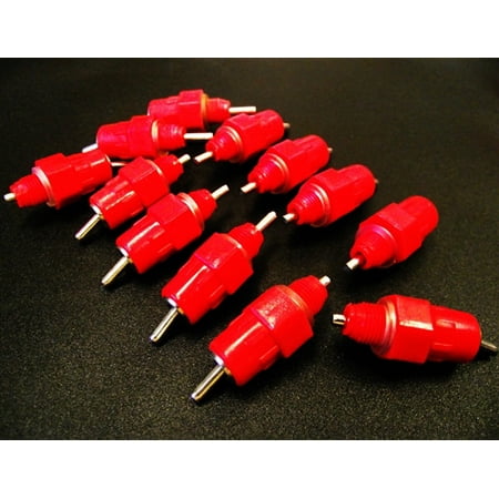 - 12 Pack Of Screw In Poultry Nipple Waterer Chicken Drinkers