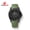 Black shell + black surface + green tape, variant on Men's business waterproof wristwatch, men's grenade-style quartz watch, fashionable trendy watch, men's wearable watch