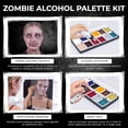 thumbnail image 3 of Narrative Cosmetics Zombie Alcohol-Activated Palette, Activator, and Remover Kit, Professional SFX Makeup Set, 3 of 9