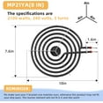 thumbnail image 3 of MP21YA Electric Range Burner Surface Element (8 Inch) Compatible with Whirl-pool May-tag Ken-more Stove Burner Surface Element, 3 of 5