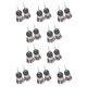thumbnail image 3 of Sonducket 1 par de pendientes atrapasueños bohemios con flecos borla plumas oreja gotas joyería exagerada pendiente para mujeres niñas plata plata 10Conjunto, 3 of 6