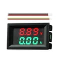 thumbnail image 1 of Mini DC Multimètre Numérique Double LED Panneau d'Affichage Voiture Moniteur de Courant Testeur LED Rouge Vert, 1 of 9