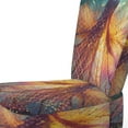 thumbnail image 4 of Designart "Opulent Fantasy Dress II" Orange Chaise d'Appoint Mode Rembourrée - Fauteuil Charmant pour Salon, 4 of 7