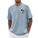 thumbnail image 2 of Men's Hawaii Printed T-Shirt Men's Loose Casual Short Sleeve Top4XL, 2 of 4