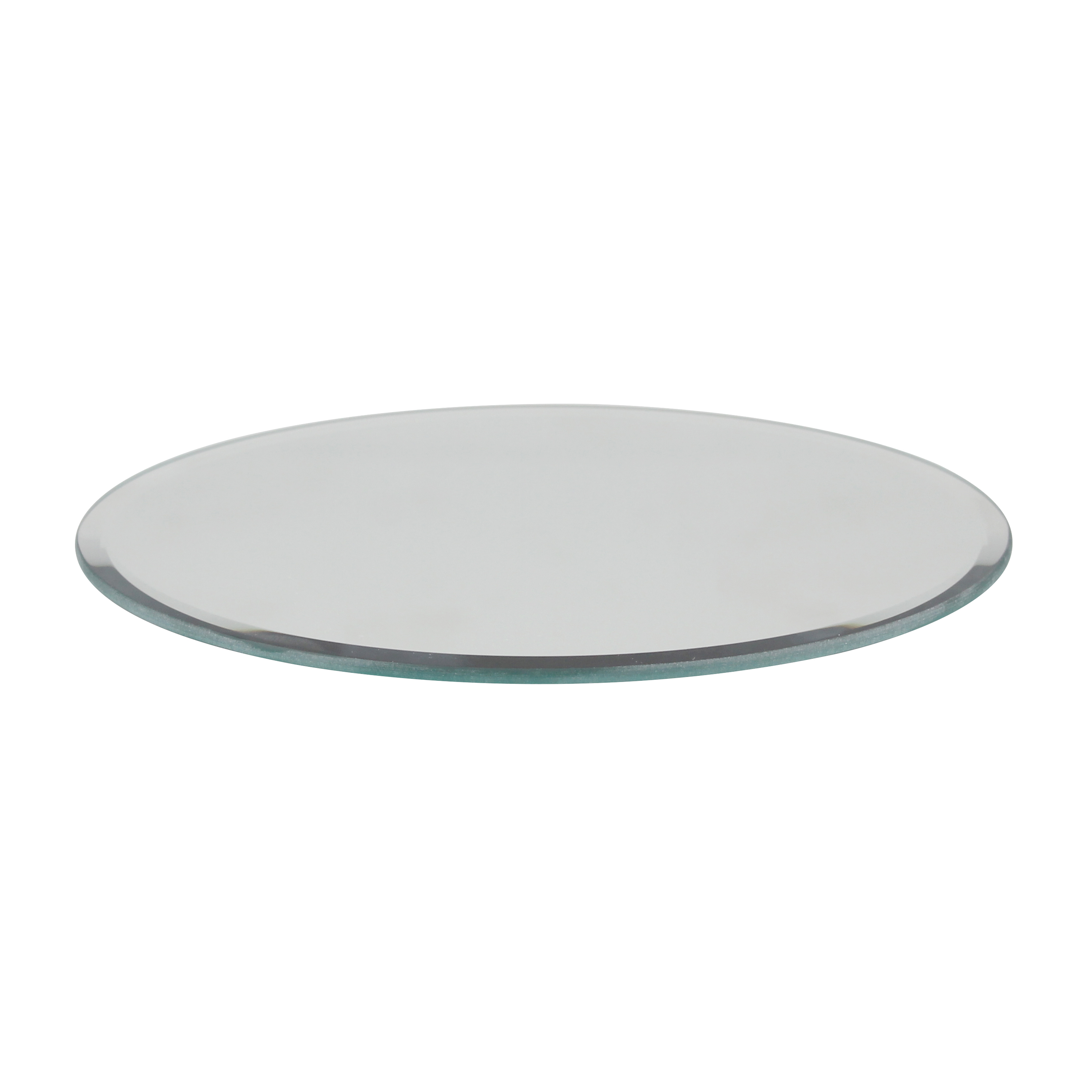 Mainstays Decorative Round Mirror Candle Holder Plate, 8"