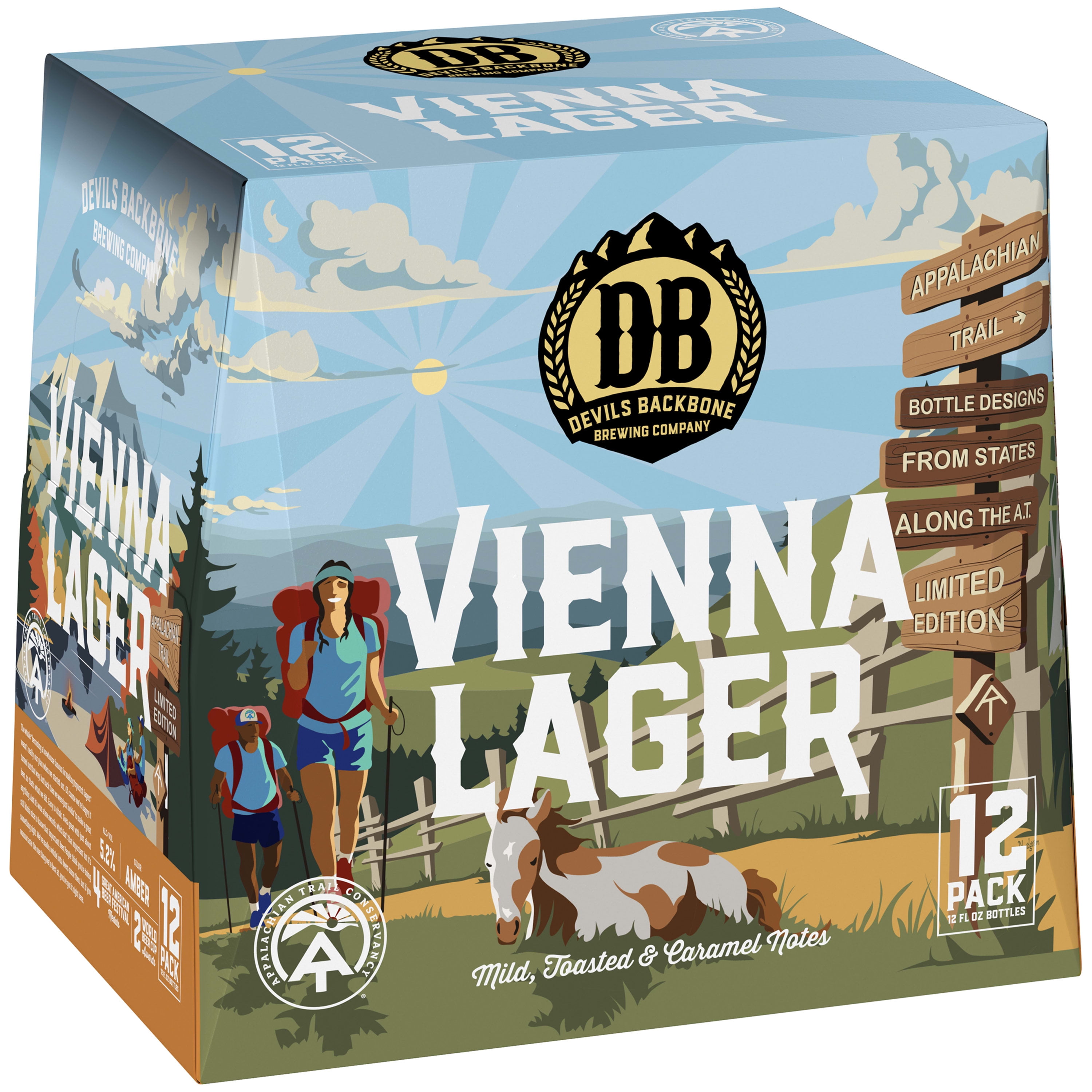 Devils Backbone Brewing Company Vienna Lager Craft Beer, 12 Pack Beer