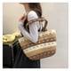 thumbnail image 5 of Bolsa De Hombro Bolso de mano para mujer, bolsos de paja, bolso de mano de verano, bolso grande de playa tejido (marrón) Ehuebsd Para Estrenar, 5 of 8