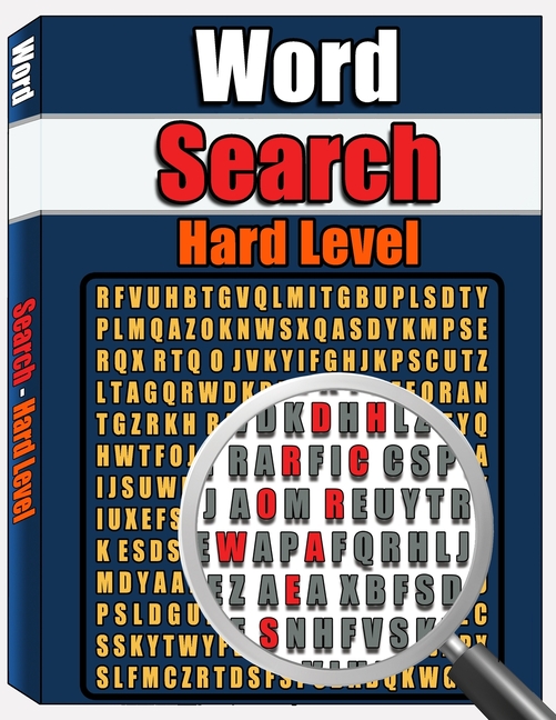 Word Search Hard Level Puzzle Book For Adults Word Find Puzzles 100 Word Puzzles Large