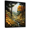 thumbnail image 2 of Designart "Yellow Green Plants captivate Forest I" Floral Floater Framed Canvas Print, 2 of 7