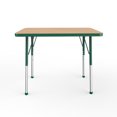 thumbnail image 3 of ECR4Kids 24in x 36in Rectangle Premium Thermo-Fused Adjustable Activity Table Maple/Green/Green - Standard Ball, 3 of 4