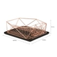 thumbnail image 5 of Kitchen Details Geode Dish Rack in Copper, 5 of 5