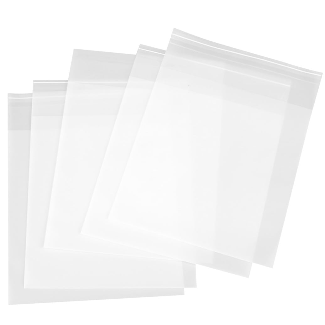 SOPOTUTU Frosted Transparent Clothes Storage Bags 50Pcs for Travel and Packing