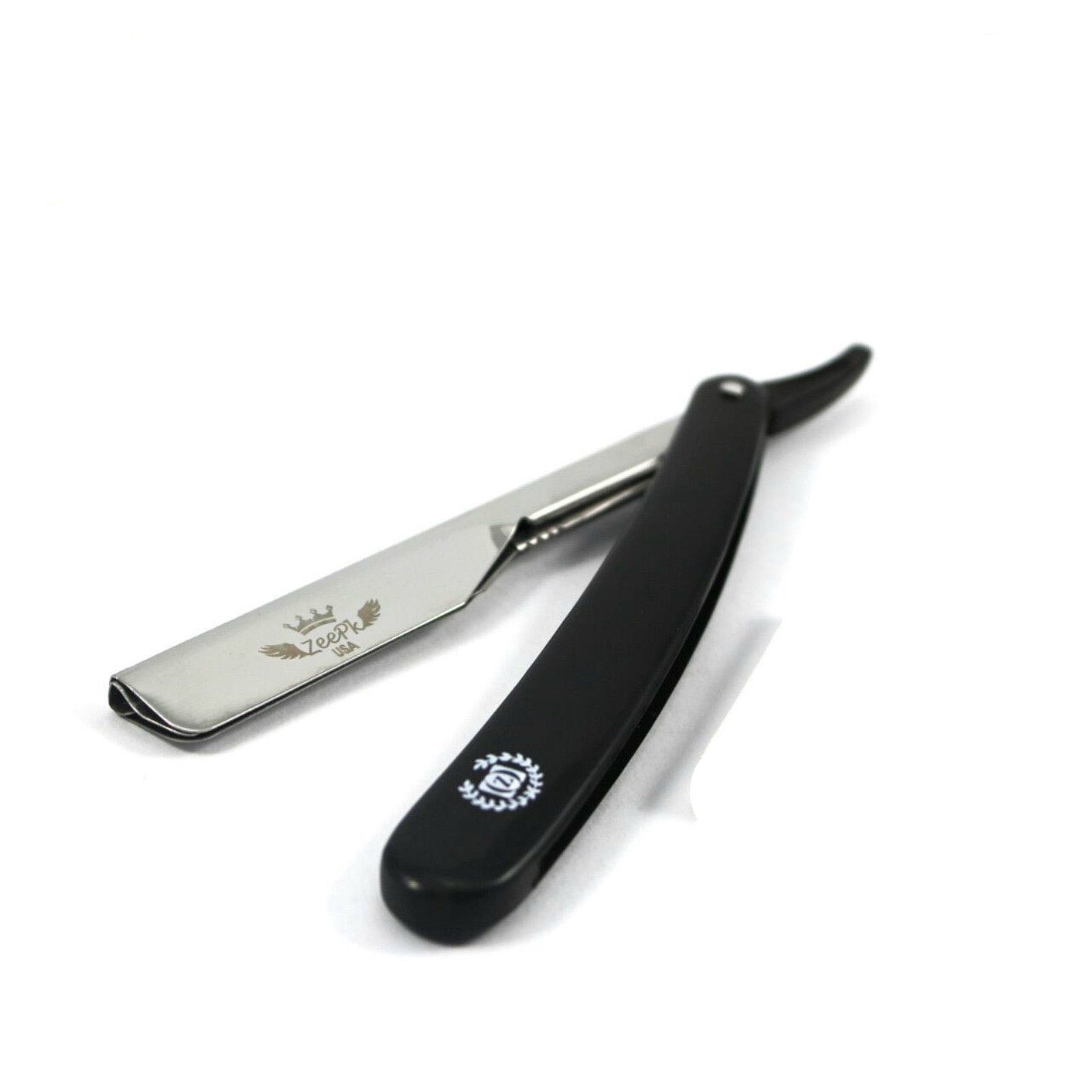 Salon Barber Cut Throat Shavette Straight Razor - Gold, Includes 100 Derby Blades, Handmade 11 thumbnail image