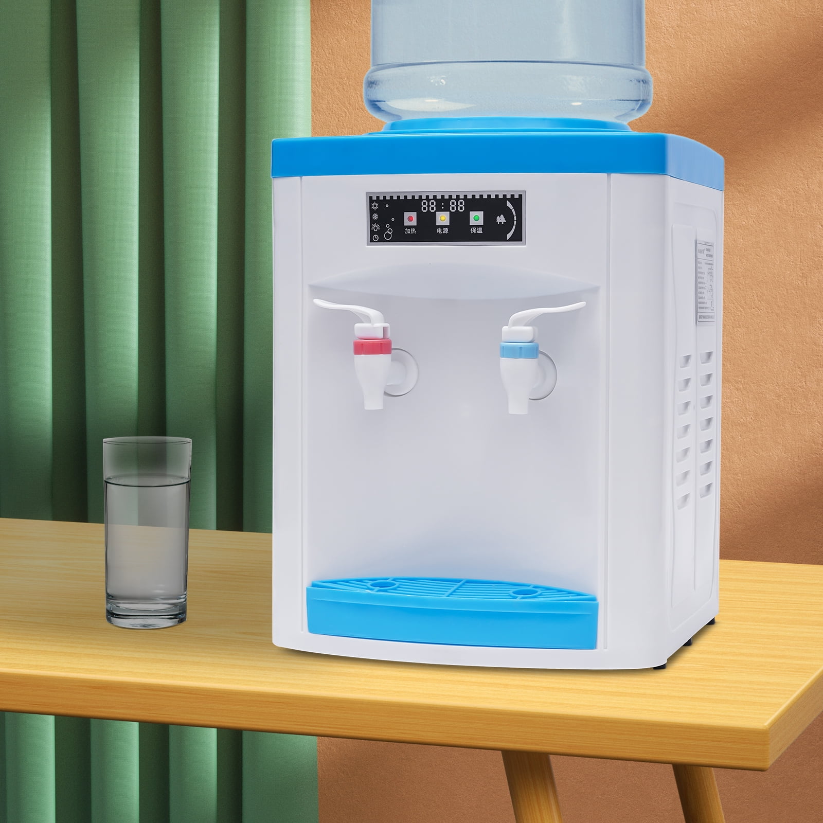 Water Cooler with 304 Food Grade Stainless Steel Liner, Large Capacity Water Box, Detachable Smart Seat for Various Bottle Sizes, Safe and Easy to Clean