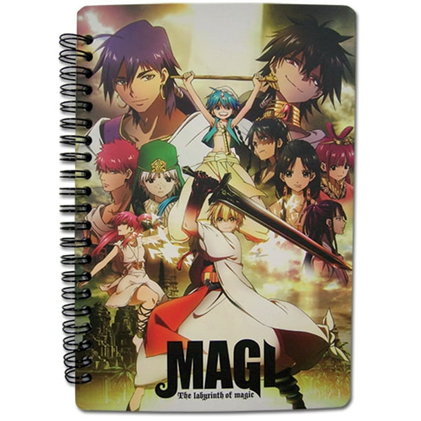 Notebook - Magi The Labyrinth of Magic - Group Stationery New Anime ge43132 Notebook - Magi The Labyrinth of Magic - Group Stationery New Anime ge43132