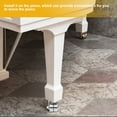 thumbnail image 3 of Raindrops 1 Ensemble Rouleau de Roue de Piano en Argent pour Accessoires de Pianos Mobiles, 3 of 6