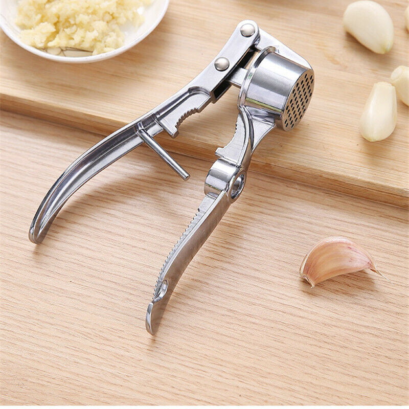 Garlic Press Multifunctional 304 Stainless Steel Tool Kitchen Squeezer Handheld 