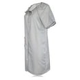 thumbnail image 6 of JEFFRICO House Dresses for Women with Pockets - Lightweight Breathable Short Sleeve Muumuu & Nightgowns - Snap Front Housecoat and Dusters for Women, 6 of 7