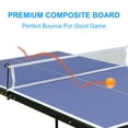 thumbnail image 5 of 4.5ft Foldable Ping Pong Table Tennis Table Set with Net & 2 Paddles-Portable Indoor/Outdoor Game Equipment, 5 of 7