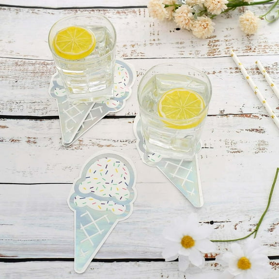 Efavormart 20 Pack | Cone Beverage Cocktail Napkins, Disposable Paper Napkins - 12"x6"