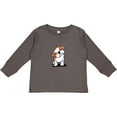 thumbnail image 3 of Inktastic Kiniart Bulldog Puppy Boys or Girls Long Sleeve Toddler T-Shirt, 3 of 5