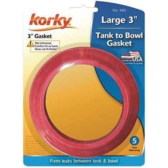 Korky 480BP 3" Large Tank To Bowl Gasket
