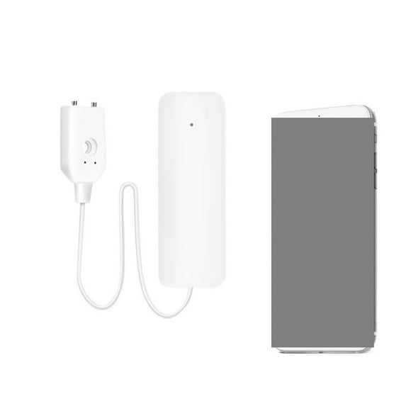 Smart Water Leak Sensor - App-Controlled Alarm for Home Security ,Easy to Use