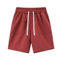 thumbnail image 4 of Lenago Mens Shorts Summer Casual And Comfortable Drawstring Pocket Elastic Waist Shorts Cargo Shorts for Men, 4 of 5