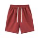 thumbnail image 2 of Ceisia Men's Cargo Shorts Large Pockets Elastic Waist Drawstring Jogger For Camping Hiking Red L Gift, 2 of 4