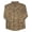 1W - Khaki / Brown / Turquoise, variant on Gioberti Boys Casual Western Plaid Long Sleeve Pearl Snaps Shirt