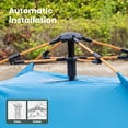 thumbnail image 4 of 2 Person Instant Camping Tent, Auto Setup Pop Up Tent for Camping/Hiking/Travel, Blue, 4 of 7