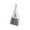 White_Hot#3143, variant on Broom and Dustpan Set | Stainless Steel Handle | Heavy-Duty 3-Layer Bristles | Rotating Head 180° | Easy Clean Combo | Space-Saving | Polypropylene | White/Gray | 1 Piece | 7.87x4.25x3.6 in