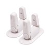 FACEGA 2Pcs Child Proof Door Lock with Strong 3M Adhesive, Dual-Button Child Safety Locks for Doors, Easy Install Toddler Door Lock, Quick Adult Access Door Handle Baby Proof