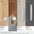 thumbnail image 3 of Amerock Ballard 1-1/8 inch (29mm) Diameter Polished Nickel Cabinet Knob, 3 of 6