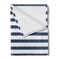 thumbnail image 2 of Navy Soft Flannel Fleece Blanket, Nautical Rope in Horizontal Style Marine Sea Life Ocean Pacific Art Print, Cozy Plush for Indoor and Outdoor Use, 60" x 80", Violet Blue and White, by Ambesonne, 2 of 5