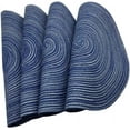 thumbnail image 2 of Round Woven Placemats, 4 Pcs, 15" Braided Woven Placemats, Attractive Kitchen Place Mats, Round Placemats as Table Mat (Blue), 2 of 6