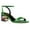 Green, variant on FSJ Women Gem Studded Open Toe Strappy Sandals Glossy Ankle Strap Low Chunky Heels Party Dressy Summer Buckle Shoes Size 8 Maroon