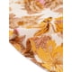 thumbnail image 5 of Vestido Maxi de Mujer Inspire Chic con Escote en V, Mangas de Volante, Capa de Volantes, Casual, Largo, Naranja Amarillo L, 5 of 6
