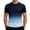 Blue, variant on Men's Athletic Running Shirts Gradient Short Sleeve Workout T-Shirts Lightweight Cooling Active Tee for Athletic, Running, Hiking
