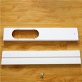thumbnail image 4 of Ounissouiy Placa de sellado de ventana ajustable, 2 uds., Kit de deslizamiento de ventana bien sellado, Conector de tubo de manguera de escape para aire Decoración del hogar Ounissouiy HA023614-00, 4 of 6