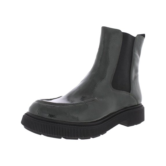 Franco Sarto Womens Jimmie Leather Zipper Booties